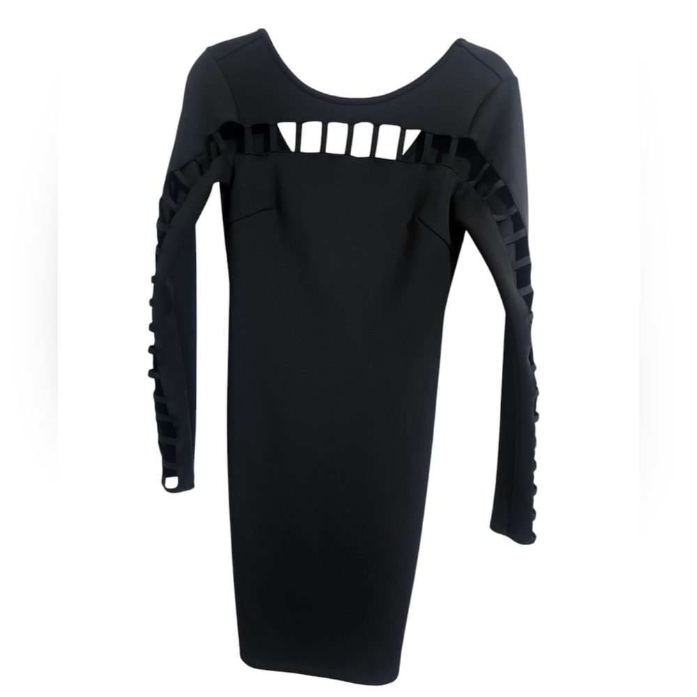 Elegant Black Cutout Dress